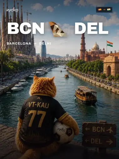 BCN → DEL