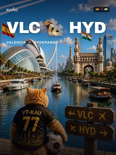 VLC → HYD